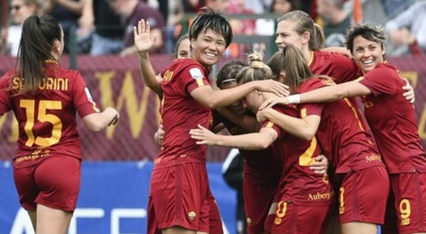 La Roma campione d'Italia: la femminile vince lo scudetto con il 2 a 1 alla Fiorentina