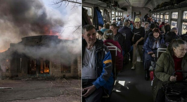 La fuga dal Donbass: «Se restiamo siamo morti»