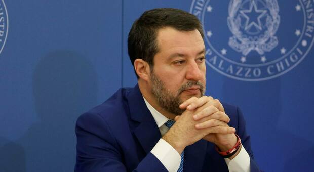 il ministro delle Infrastrutture e Trasporti Matteo Salvini