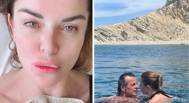 Alba Parietti e il bacio appassionato al mare: «Dopo 8 anni da single, so che l’amore è una cosa seria»