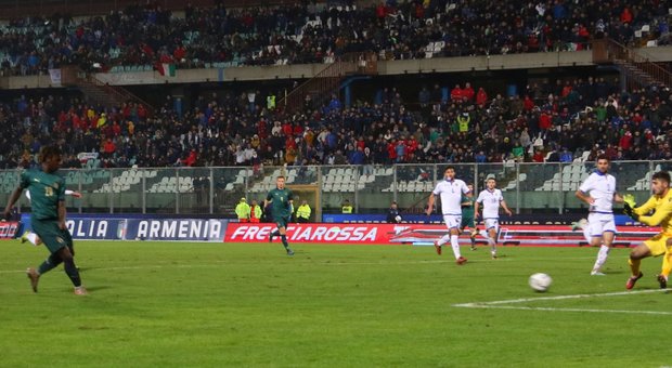 Italia-Armenia 6-0. Anche gli azzurrini a valanga. Kean segna una doppietta