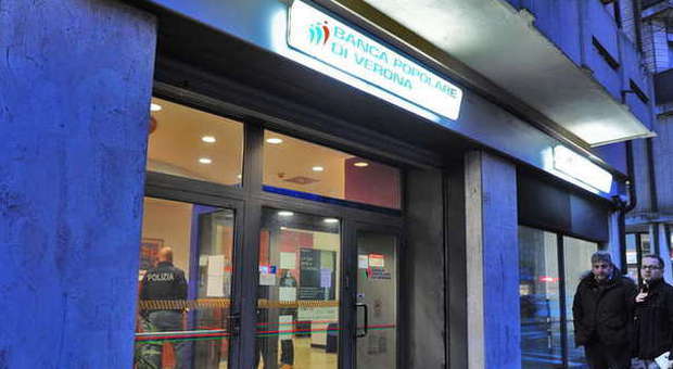 Assalto a Banca Popolare Verona Banditi in fuga con 200mila euro