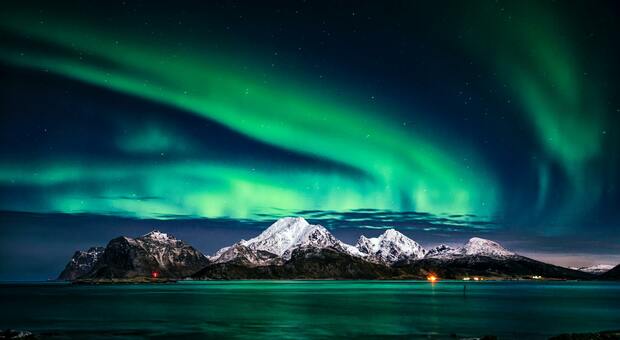 Aurora boreale (foto Pexels - stein egil liland)