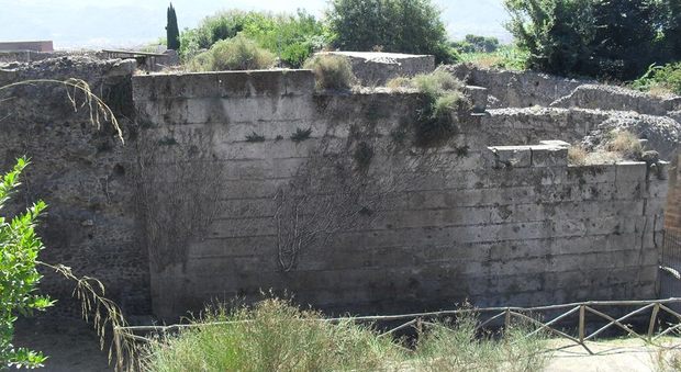 Le mura di Pompei archeologica