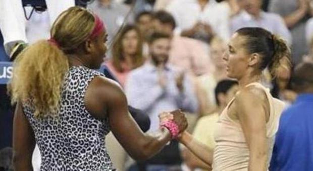 Us Open, Pennetta si inchina a Serena Va avanti nel doppio con Martina Hingis