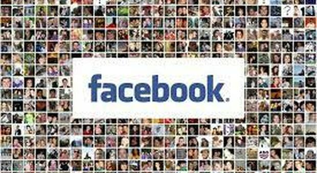 Un'immagine che simboleggia la rete di servizi Facebook fondata nel 2004 negli Stati Uniti dal Mark Zuckerberg
