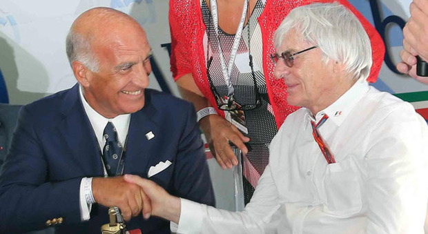 Angelo Sicchi Damiani e Bernie Ecclestone