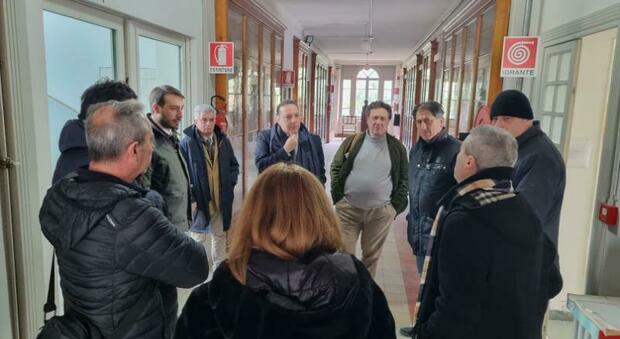 Centro Strampelli: sopralluogo del sindaco Sinibaldi con funzionari del Ministero e dell’Università della Tuscia