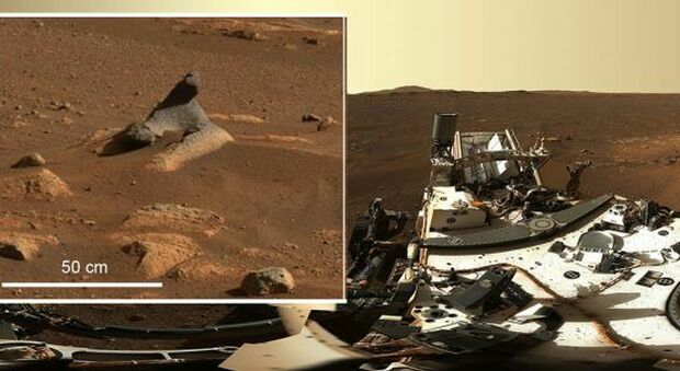 Marte, la Nasa si interroga sulle strane rocce delle prime foto panoramiche di Perseverance