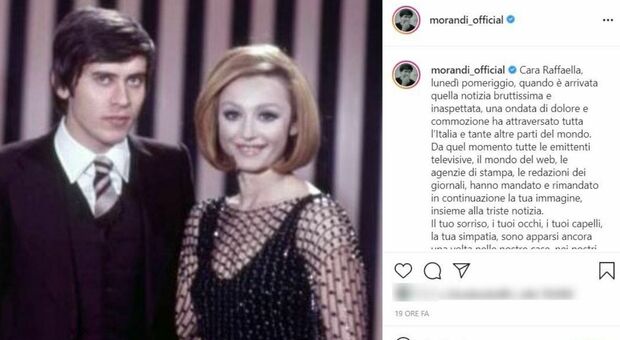 Raffaella Carrà, il commovente saluto di Gianni Morandi: «Ti voglio tanto bene, mi manchi»