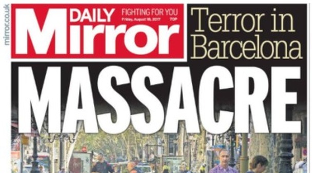 Spagna, il massacro di Barcellona raccontato dai giornali di tutto il mondo