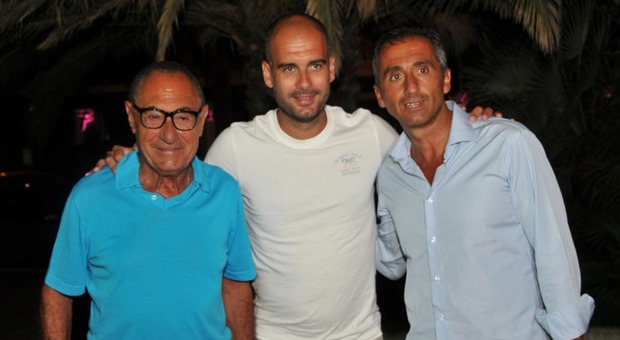 Vincenzo Marinelli, Pep Guardiola e Manuel Estiarte a Pescara