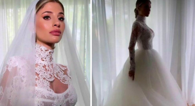 Chiara Nasti e l'abito da sposa, quanto costava il suo outfit? La cifra da capogiro