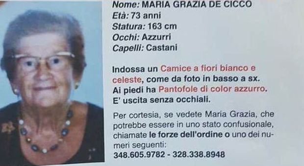 Ritrovata cadavere in un pozzo Maria Grazia, la 73enne scomparsa domenica