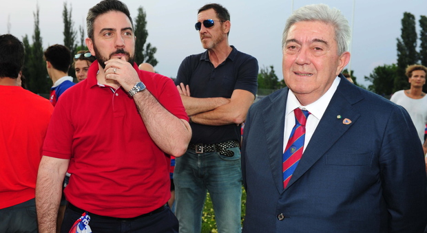 Francesco Zambelli (a sinistra) si è dimesso da presidente della Rugby Rovigo