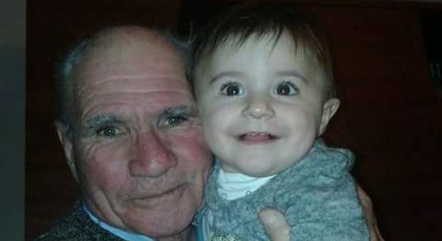 Sofia Saddi con il nonno