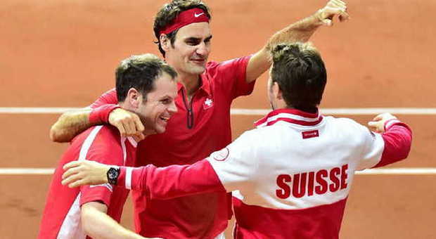 Federer e Wawrinka giganti La prima volta della Svizzera