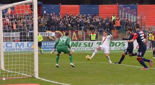 Cagliari-Roma 1-2 con Ljajic e Paredes, ma il protagonista è Daniele Verde