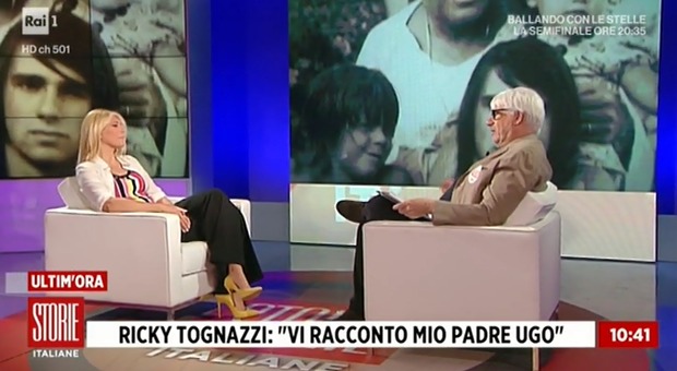 Ricky Tognazzi a Storie Italiane: «Un voto a mio padre? Come genitore 'Non classificato'. Ma oggi...»