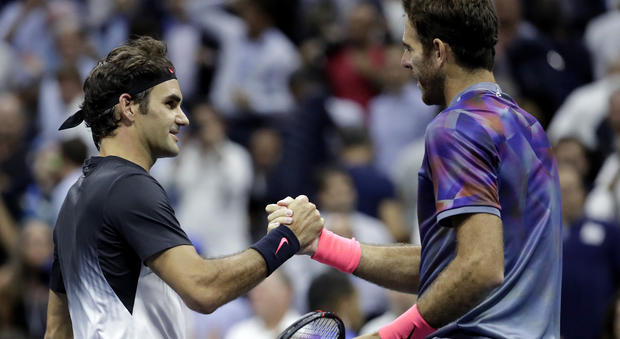 US Open, Federer si arrende alla potenza di Del Potro: in semifinale c'è Nadal