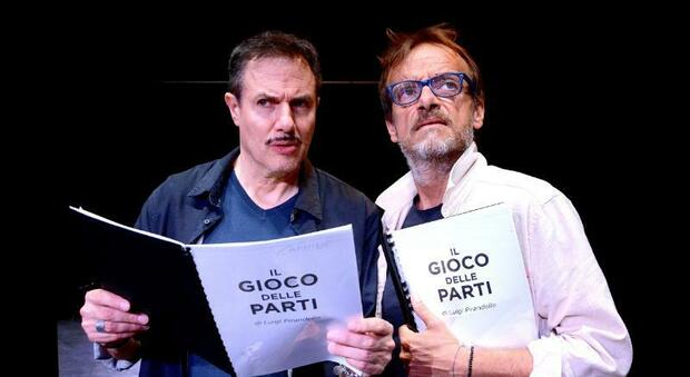 Guidi e Ingrassia a lezione da Pirandello per la riapertura del teatro Sala Umberto Roma con "Maurizio IV"