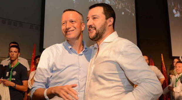 Flavio Tosi e Matteo Salvini