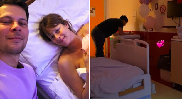 Federica Pellegrini e Matteo Giunta si godono Matilde: la foto dalla stanza d'ospedale