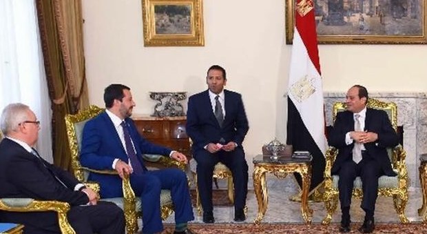Egitto, Salvini da al Sisi: «Verità su Regeni». Il nodo immigrazione