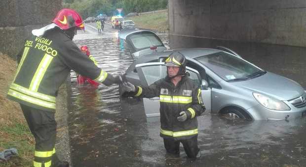 Un automobilista salvato in un sottopasso lungo la E45 in zona Altotevere (FOTO D'ARCHIVIO)