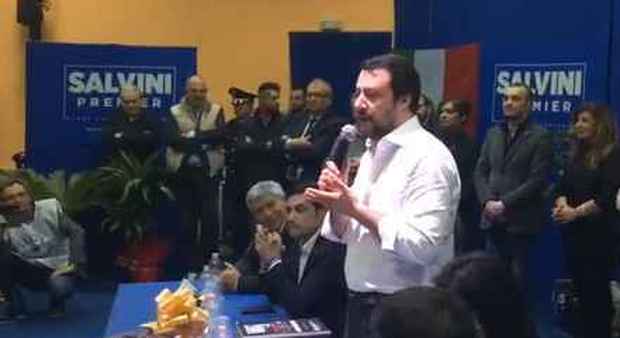 Salvini a Rosarno: io non starò mai in un governissimo