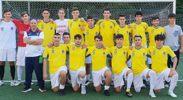 L'U19 del Cantalice (foto: pagina Facebook Polisportiva Cantalice).