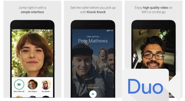 Per videochiamare arriva Duo, la app di Google che sfida FaceTime e Skype