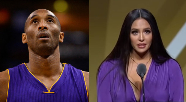 Kobe Bryant entra nella Hall of Fame, la moglie Vanessa commuove tutti: «Ora sei uno dei più grandi»