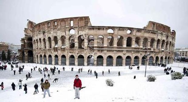 Se la neve ti fa vedere un'altra Roma