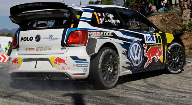La Polo WRC di Ogier Ingrassia vincitori del Tour de Corse
