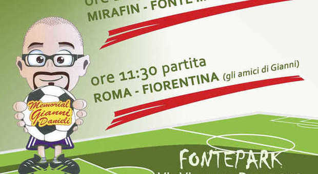 Al Fonte Park il Memoriali Gianni Danieli, in campo le ex glorie di Roma e Fiorentina