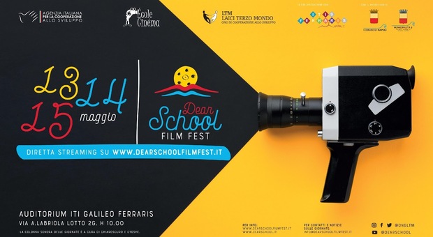 «Dear school film fest» il cinema torna a Scampia: dal 13 al 15 maggio con la rassegna di cortometraggi