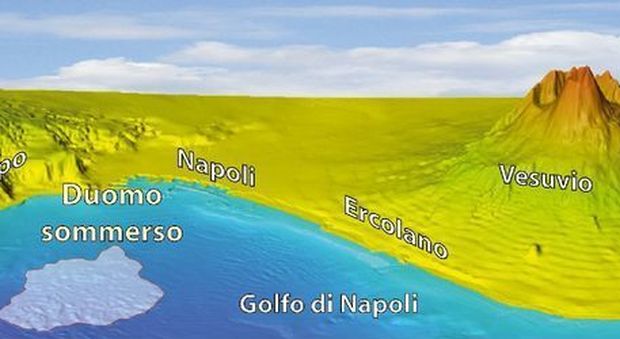 Nel golfo di Napoli scoperto un «duomo» sottomarino che emette gas