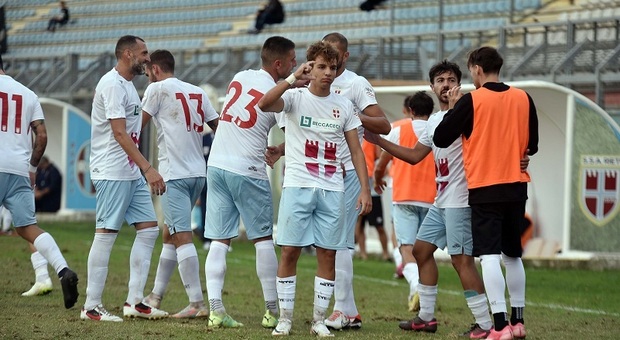 Grassi-gol e l'Amatrice Rieti scardina il muro dell'Aranova (1-0). Foto. Il Pomezia resta a -1