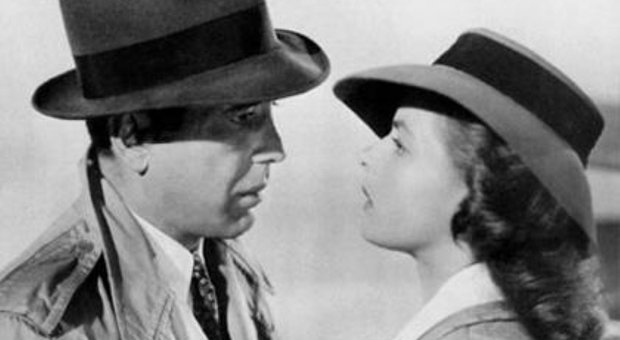 Il film Casablanca: Humphrey Bogart e Ingrid Bergman