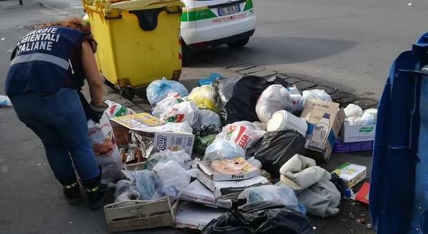 Documenti tra i rifiuti, sanzionati tre cittadini sulla Statale 18