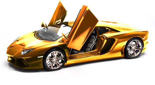 IL modellino della Lamborghini Aventador RGE creato da Robert Guelpen