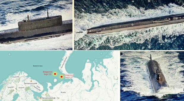 La minaccia nucleare di Putin, sottomarino Belgorod avvistato ai confini con la Nato
