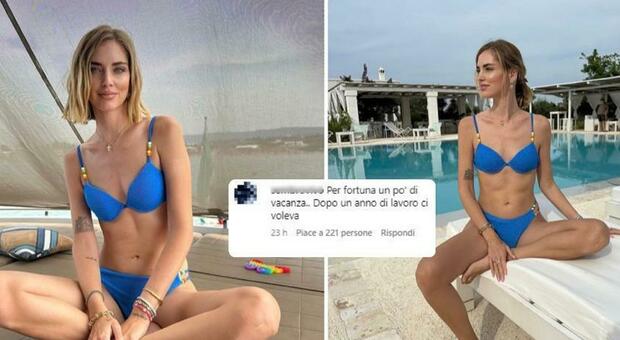 Chiara Ferragni in vacanza in Puglia, la foto in bikini. E gli hater la attaccano: «Dopo tanto lavoro, ci voleva...»