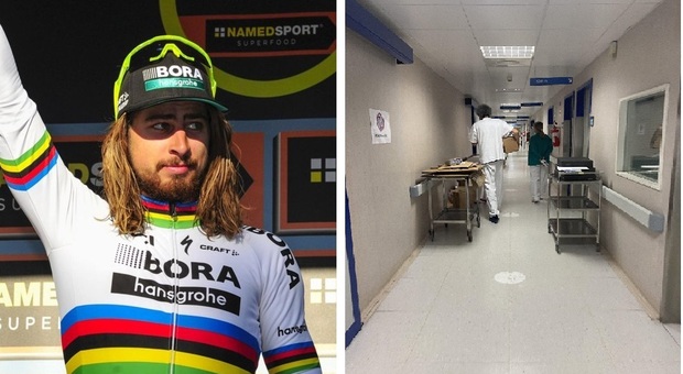 Frequenza cardiaca troppo alta: l'ex campion del mondo Sagan operato oggi all'ospedale di Torrette