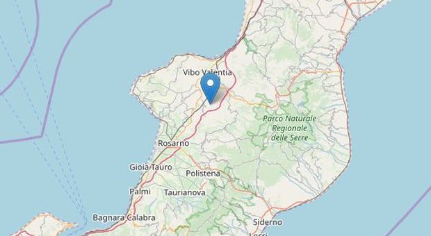 Terremoto, paura in Calabria: scossa di 3.3 in provincia di Vibo Valentia