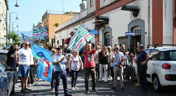 La manifestazione a Nocera