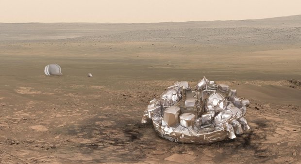 Exomars, la sonda su Marte