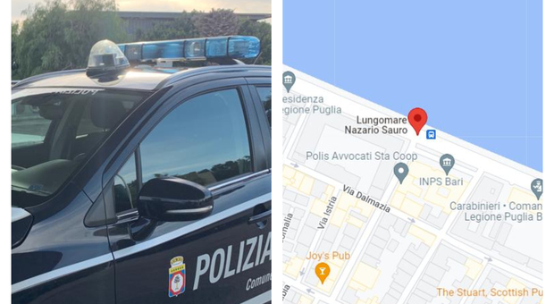 Incidente sul Lungomare a Bari: nel maxi-tamponamento coinvolto anche l'apecar di Amiu Puglia