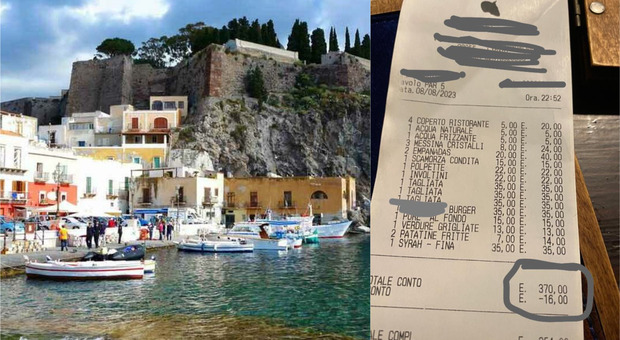 Scontrino pazzo con sovrapprezzo a Panarea, il racconto del turista: «Pietanze gonfiate di 6 euro»